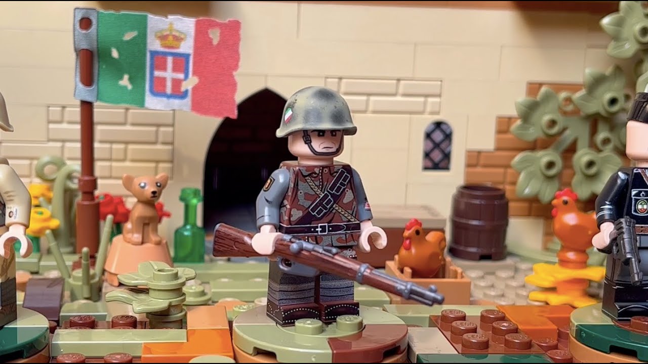 10 Custom LEGO Italian WW2 Minifigures - Brickmania - TMC - UnitedBricks Showcase - With Music