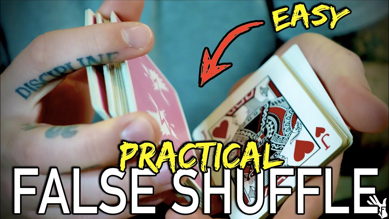 The PERFECT In-The-Hands FALSE SHUFFLE | Reverse Optical Shuffle (Tutorial)