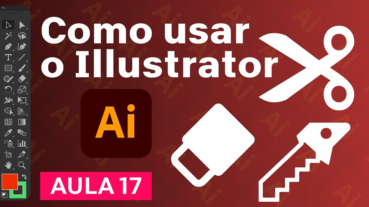 Como usar o Illustrator: Ferramenta Faca, Tesoura, Borracha e Varinha Mágica