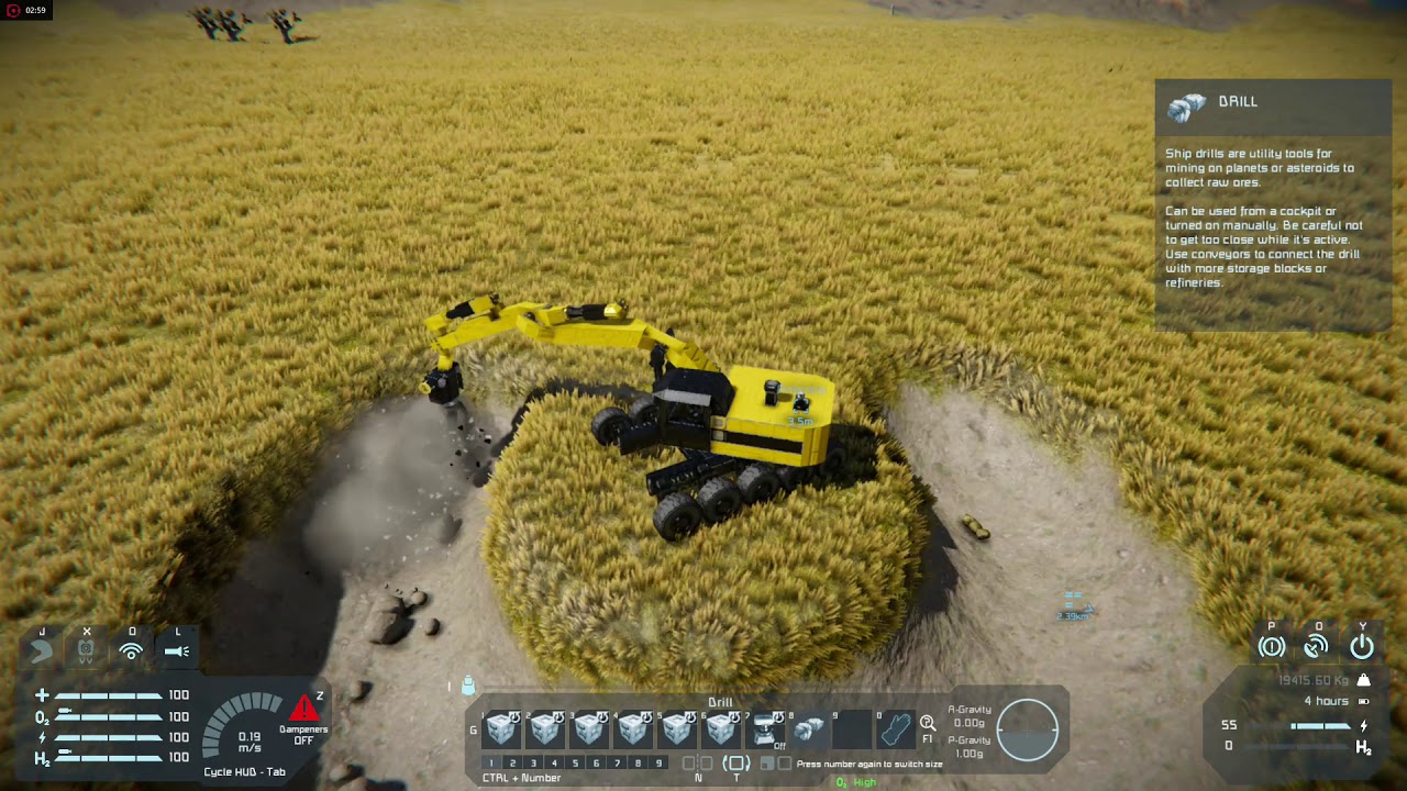 Space Engineers SE Excavator No Mods