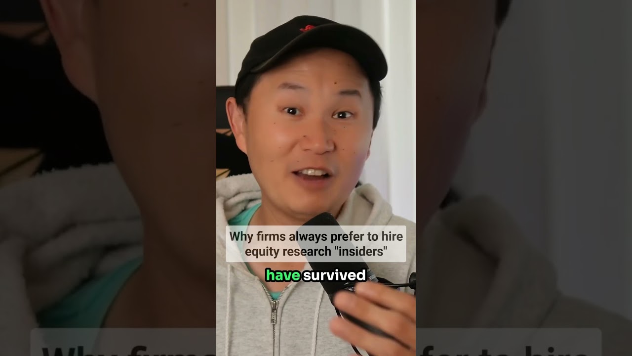 Breaking into equity research: why they always prefer 