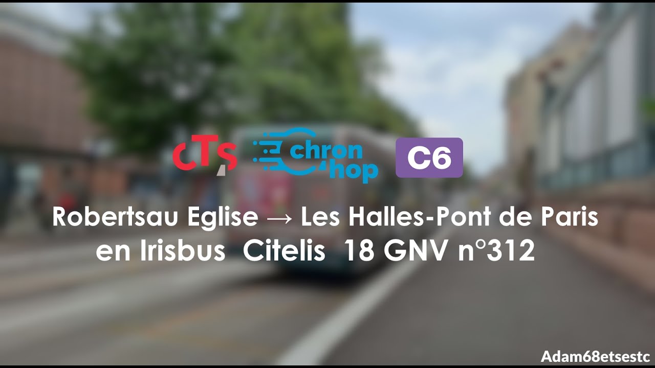 [CTS - Strasbourg] - Irisbus Citelis 18 GNV - Ligne C6