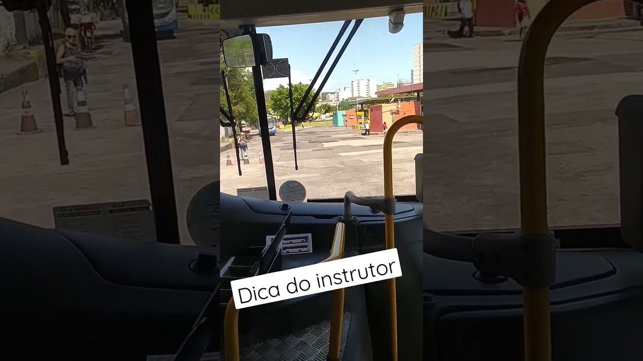 Treinamento de motorista no terminal de Niterói