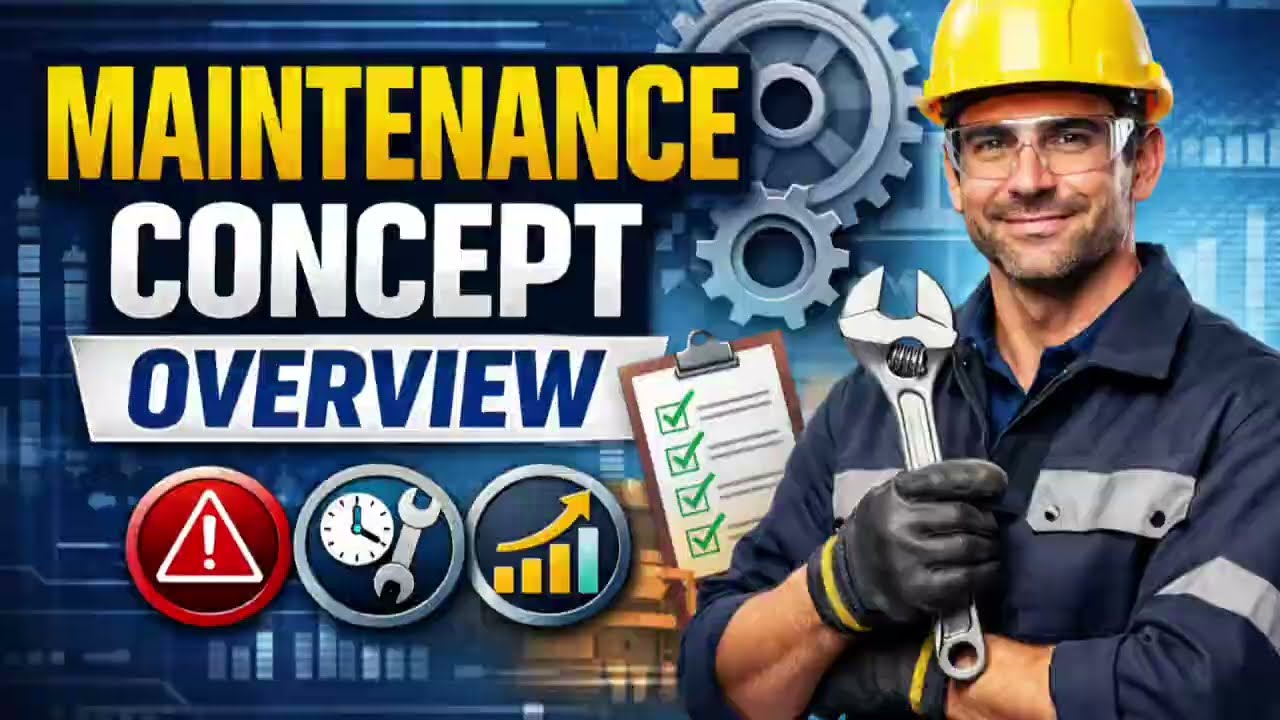 Maintenance Concept Overview | Basics of Industrial Maintenance-2026