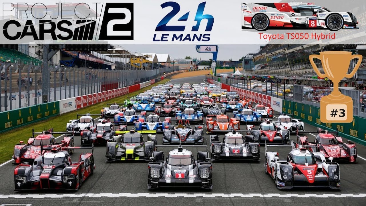Project CARS 2: 24h Le Mans, Toyota TS050 Hybrid (3rd place, 10x - Spirit of Le Mans pack PC)