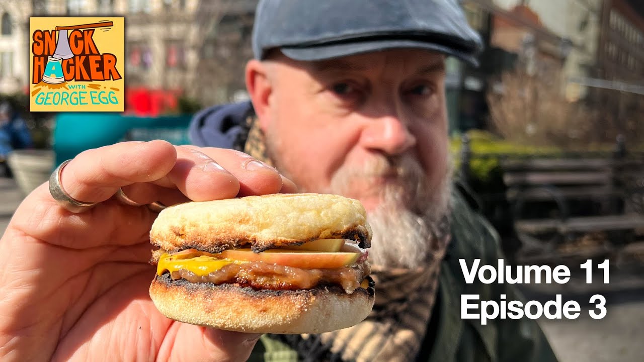 Snack Hacker with George Egg - Big Apple Apple and Sausage Muffin
