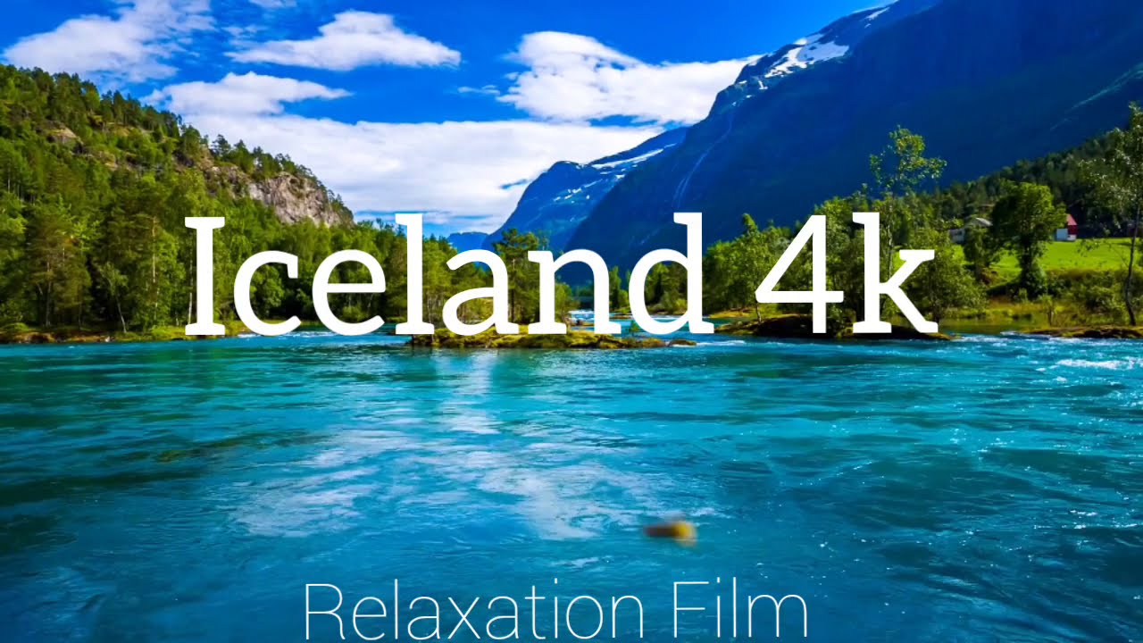 Iceland Relaxation Film|Relaxing Music with Beautiful Nature view|DD Relaxing Music World|