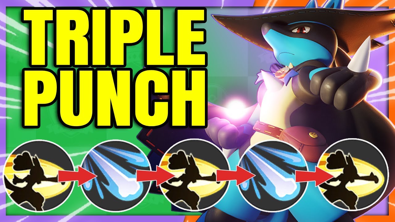 You have to know these POWER UP PUNCH + BONE RUSH Combos on LUCARIO | Pokemon Unite