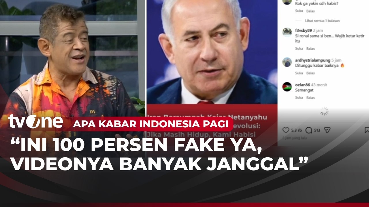 Ada 6 Jari, Pakar Telematika Sebut Video Netanyahu Pidato Palsu | AKIP