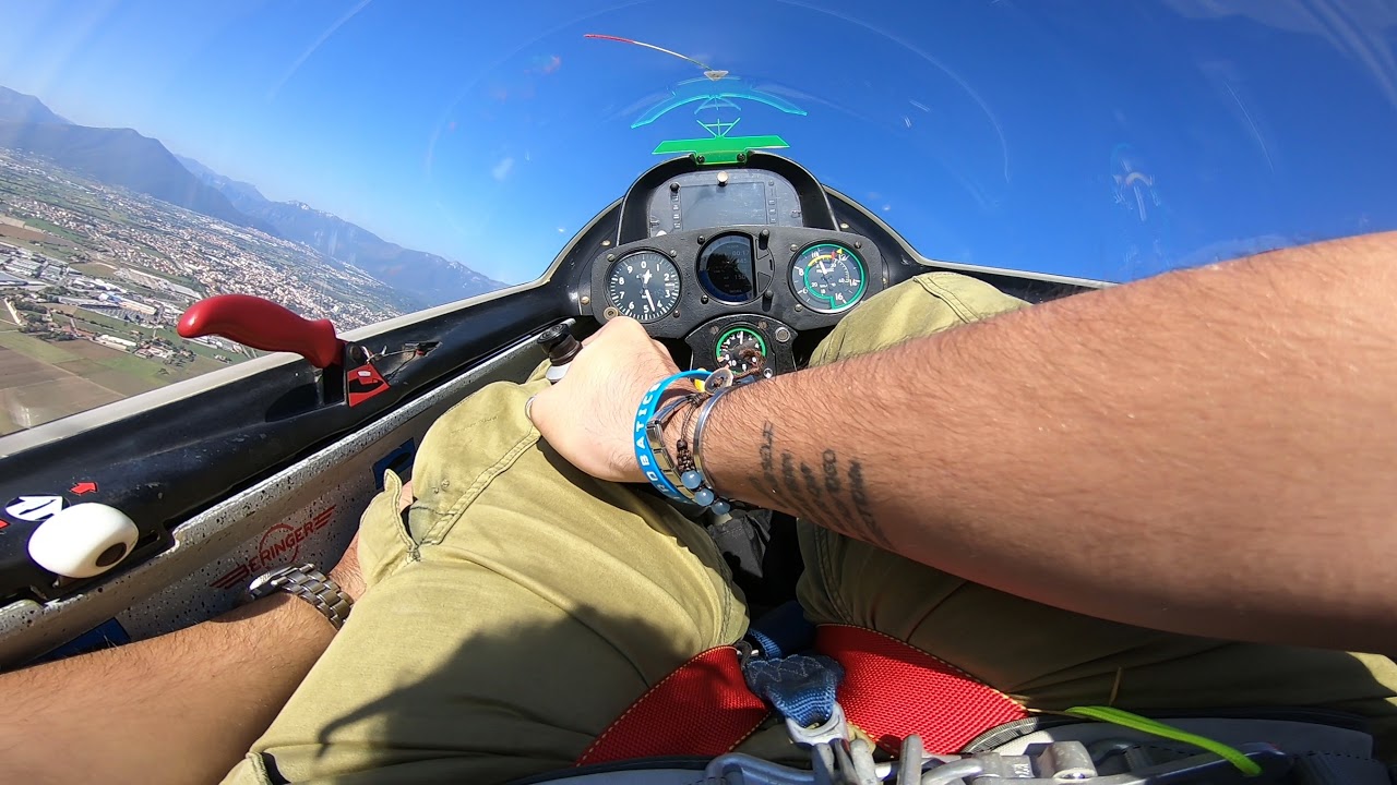 Thiene Airshow 2021 | Swift S1 Glider Cockpit View by Luca Bertossio