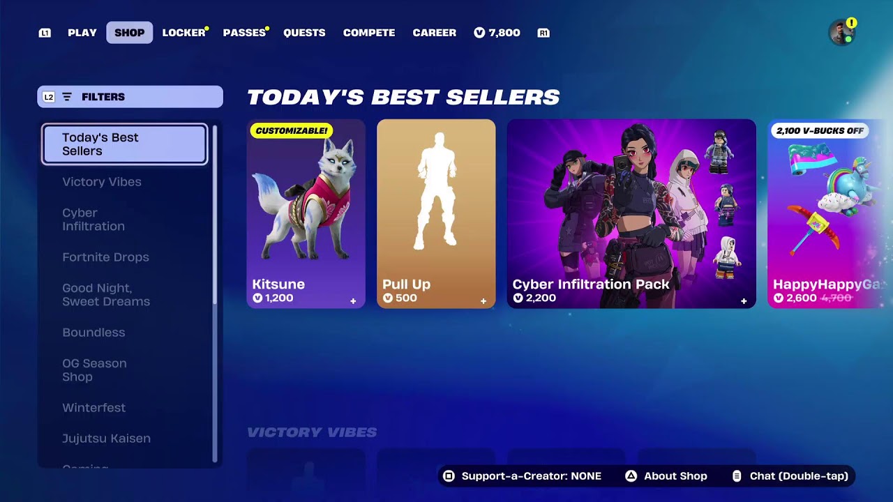 51 year old gamer Playing Fortnite. January 5, 2026.