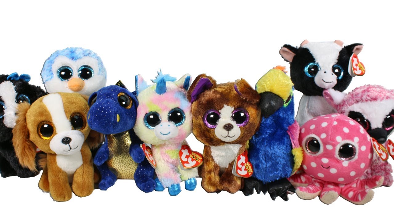 BRAND NEW Beanie Boos Haul from the TY Store Unboxing Toy Review TY Beanie Boo Plush