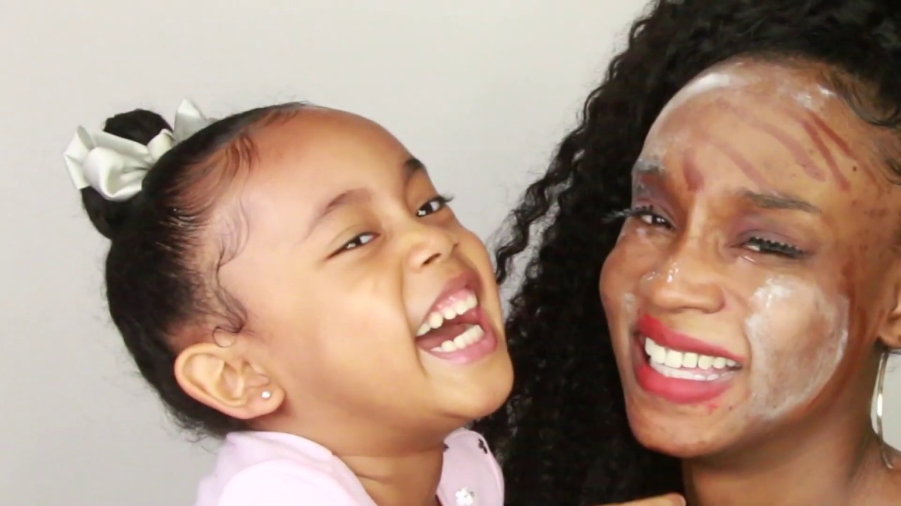 MY DAUGHTER DOES MY MAKEUP (FUNNY & CUTE!)
