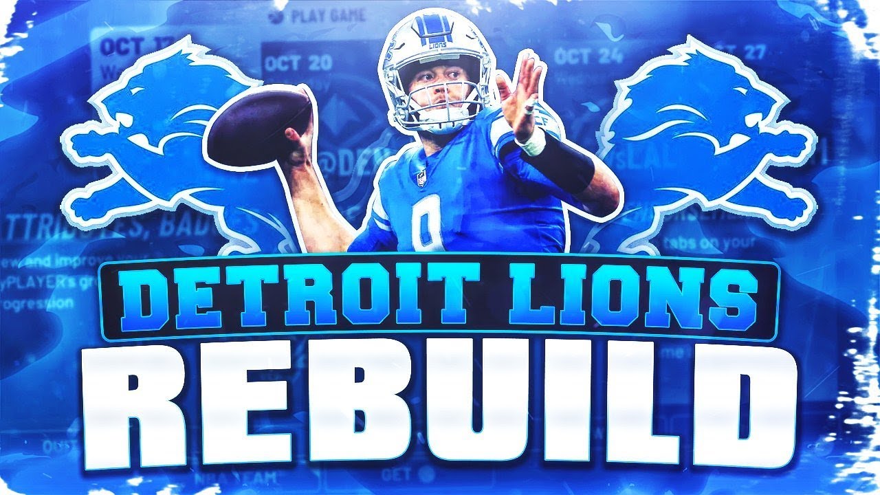 NEXT SUPERSTAR QB!? REBUILDING THE LIONS! MADDEN 20