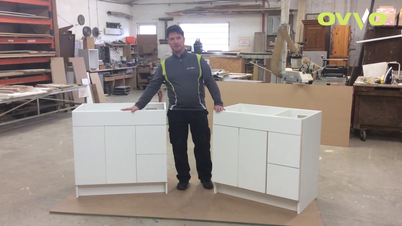 Face Frame Vanity Unit Assembly using OVVO Connection System