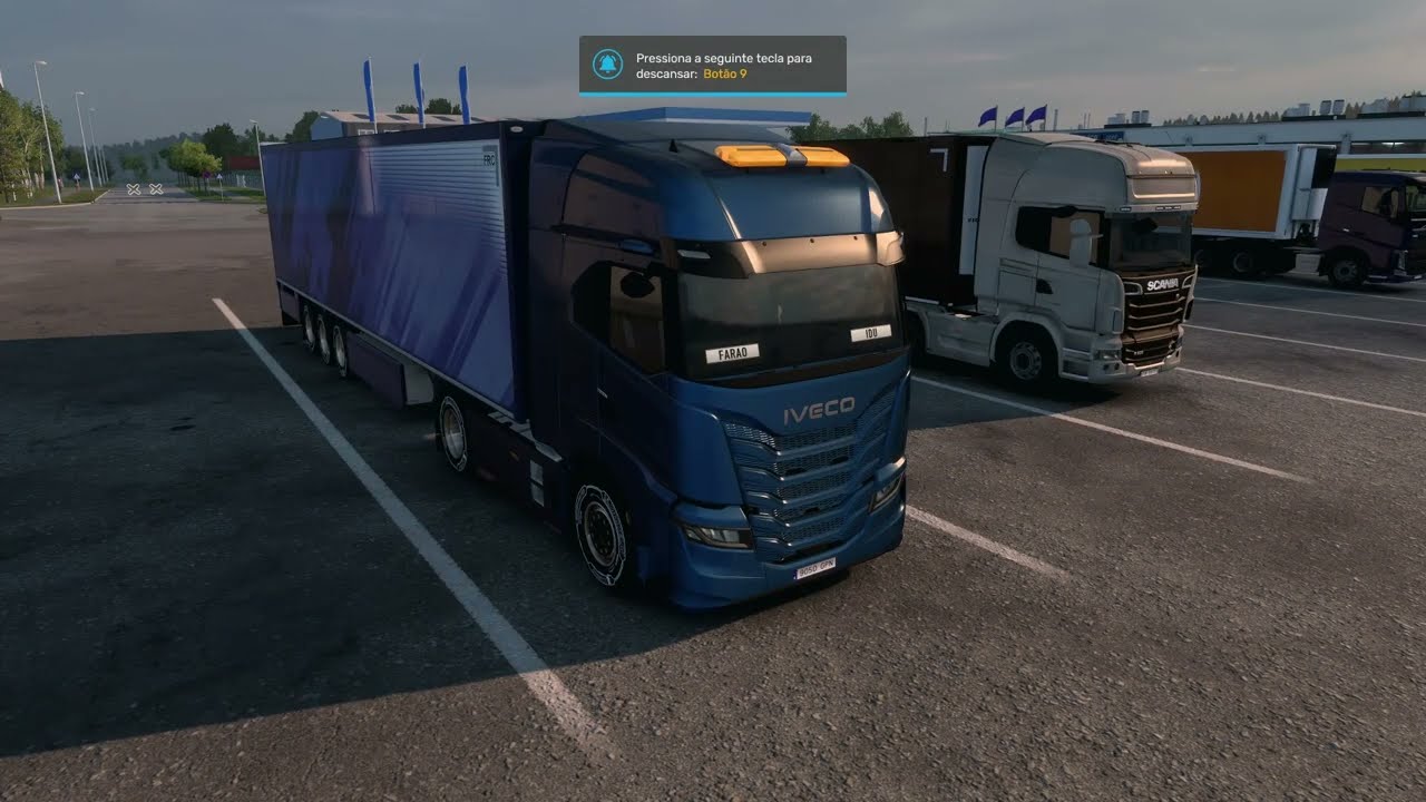 ETS 2 Idu Faraó Narvik (N) para Bergen (N) Carga Retorno Final de viagem