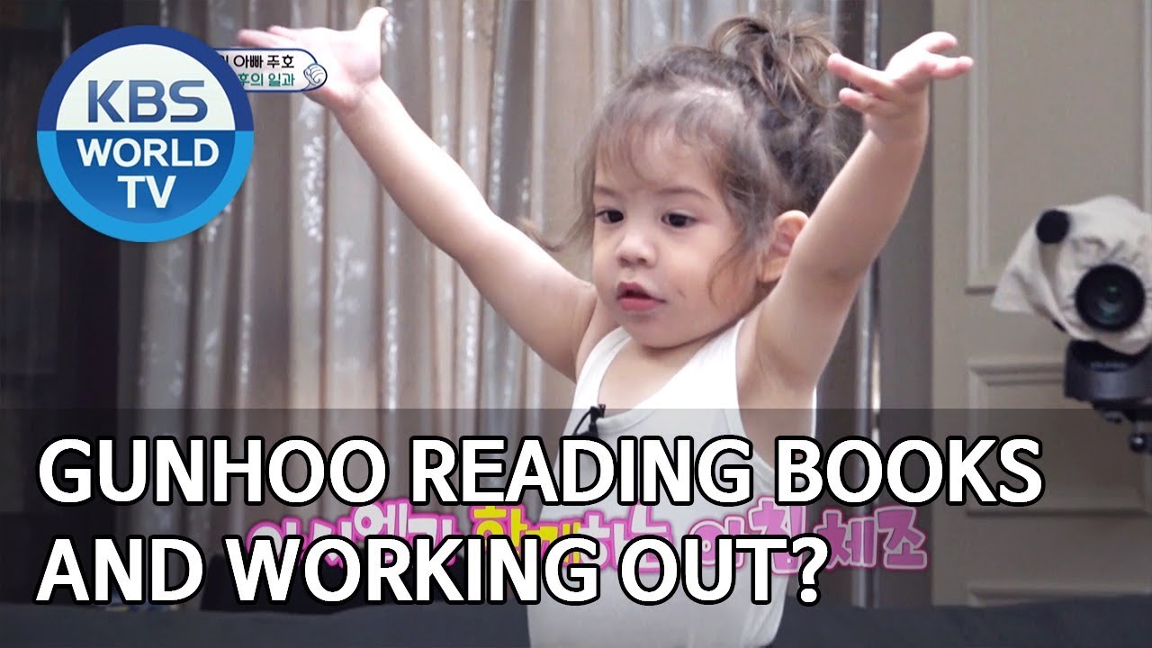 Gunhoo reading books and working out? [The Return of Superman/2019.10.20]