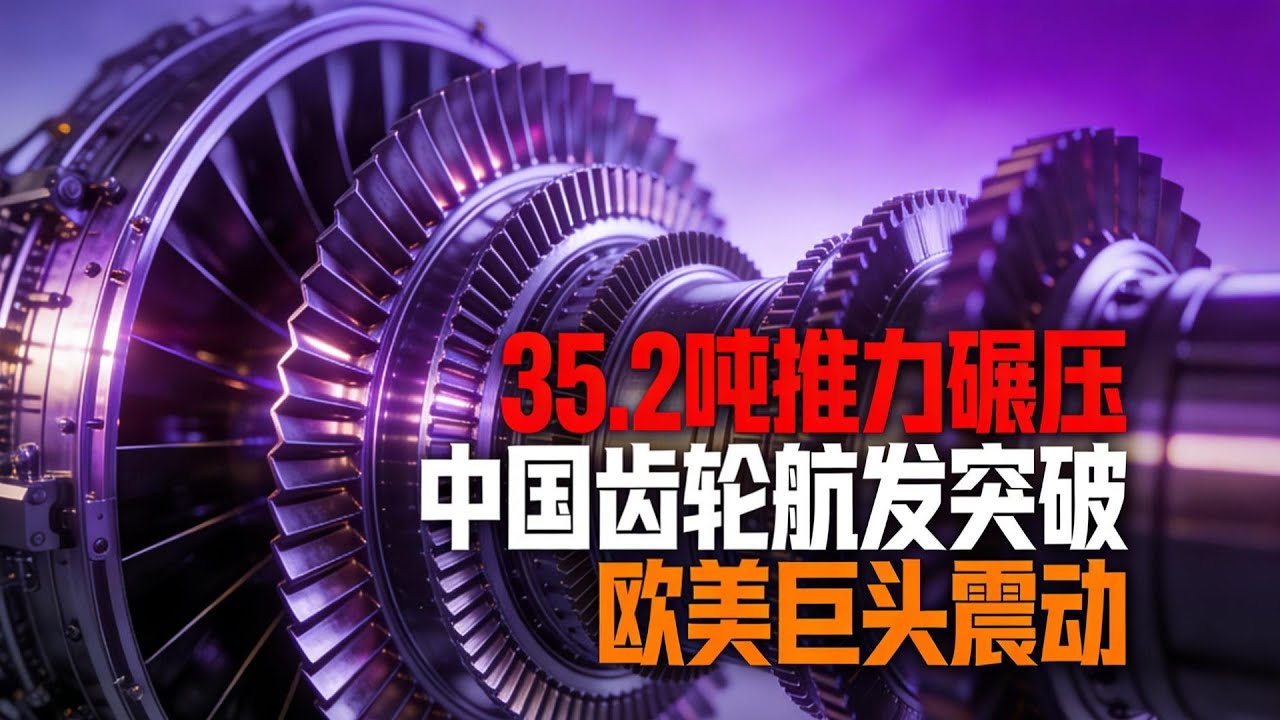 35.2 噸推力碾壓西方！中國齒輪航發讓波音空客彻夜難眠？中國航發崛起 #長江兩千 #C929 #齒輪傳動黑科技 #打破西方壟斷 #航空技術突破 #國產大飛機 #巴黎航展 #波音空客對手 #工業皇冠明