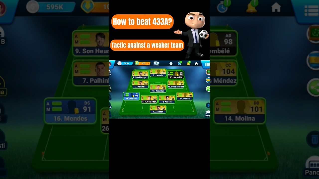 OSM Tactics | HOW TO BEAT 433A - COUNTER TACTIC #osm #shorts