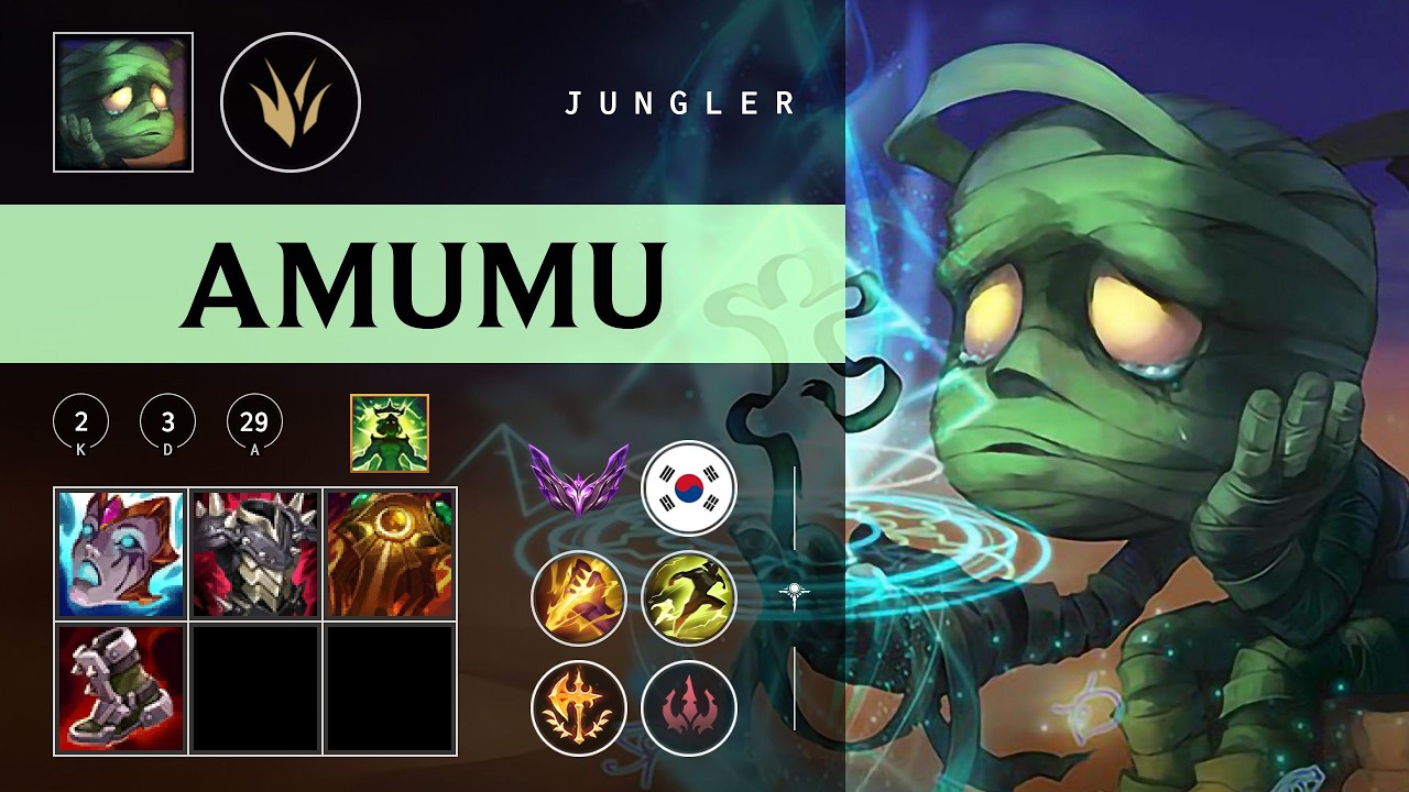 Amumu Jungle vs Xin Zhao - KR Master Patch 26.04