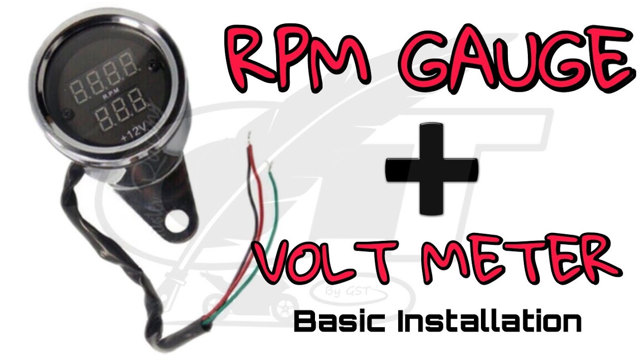 RPM GAUGE AND VOLT METER INSTALLATION