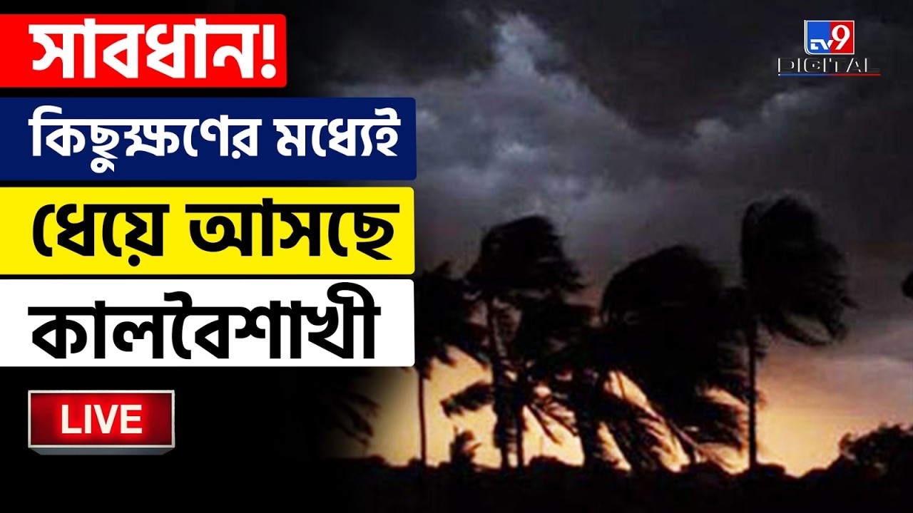 🔴LIVE | TV9 BANGLA | কোন কোন জেলায় জারি সতর্কতা? | WEATHER | KALBAISHAKHI | RAIN | SUMMER | #TV9D