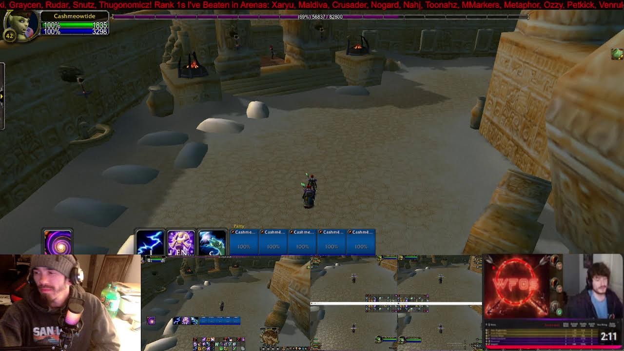 Rank 1 Manual Multiboxing – 5 Elemental SHAMANS | Classic WoW TBC