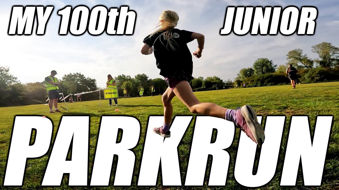 🎉🏃‍♀️ Isabelle Sparkle’s 100th Junior Parkrun at Watermead Country Park! 🏃‍♀️🎉