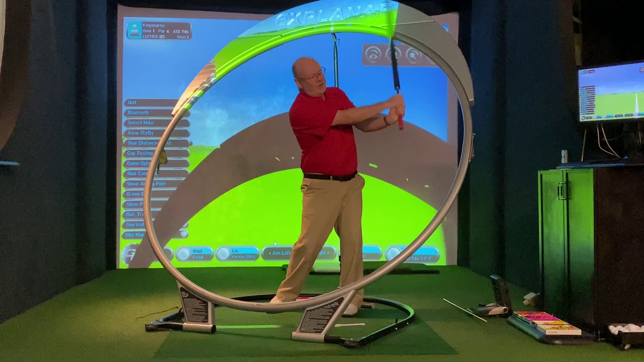 To hit longer, straighter golf shots, think tennis! | Forehand topspin winner is like hitting a draw