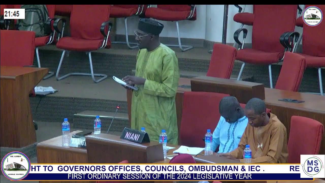 BANJUL: First Ordinary Session Of The National Assembly In The 2024 Legislative Year