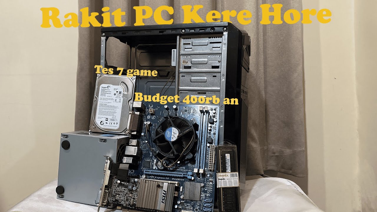 Rakit PC kere hore lagi, budget 400ribuan || banyak pilihan upgrade kedepanya #pckerehore #400ribu