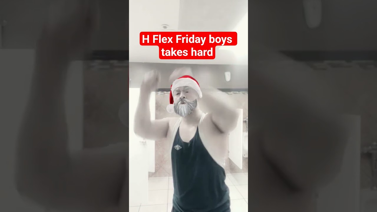 santa getting them pumps to turn necks 