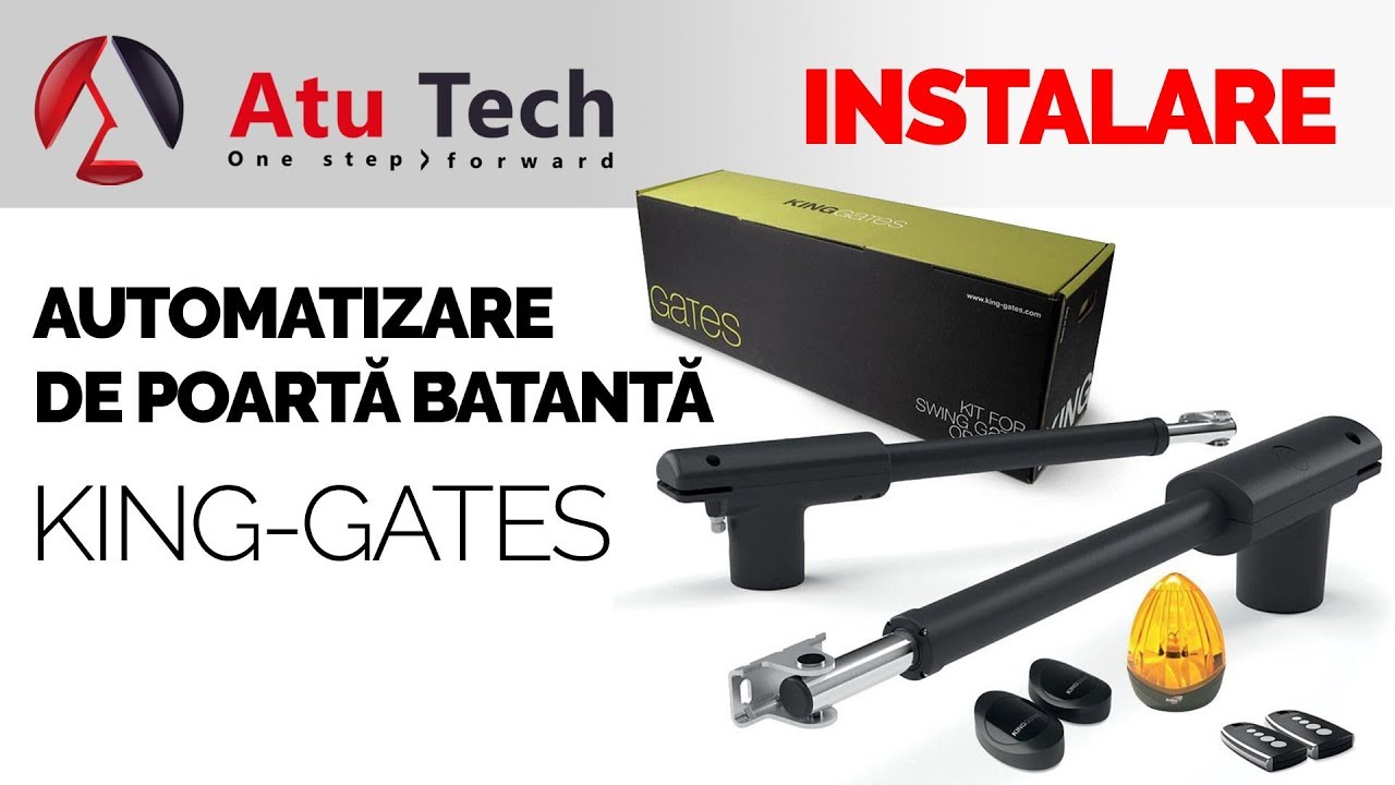 Cum instalăm singuri automatizarea de poarta batantă King Gates LINEARK40024
