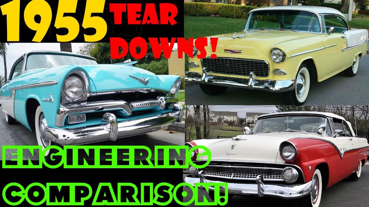 [Dealer Film] 1955 Plymouth engineering vs Chevy/Ford, Under the Forward Look!  Tear EM APART!