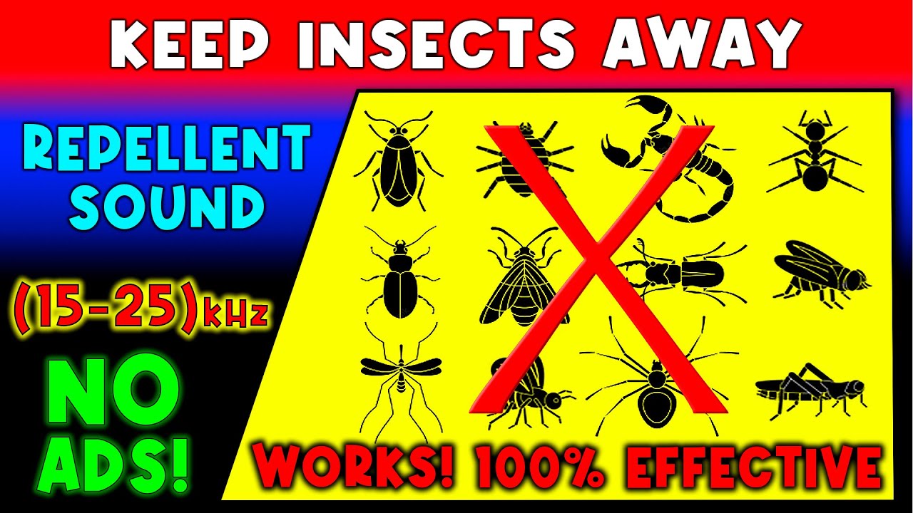 ANTI INSECTS REPELLENT SOUND ⛔🦟 KEEP INSECTS AWAY - ULTRASONIC SOUND