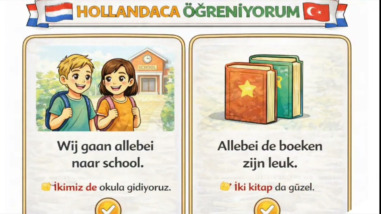 Hollandaca Öğreniyorum,Ders 20 