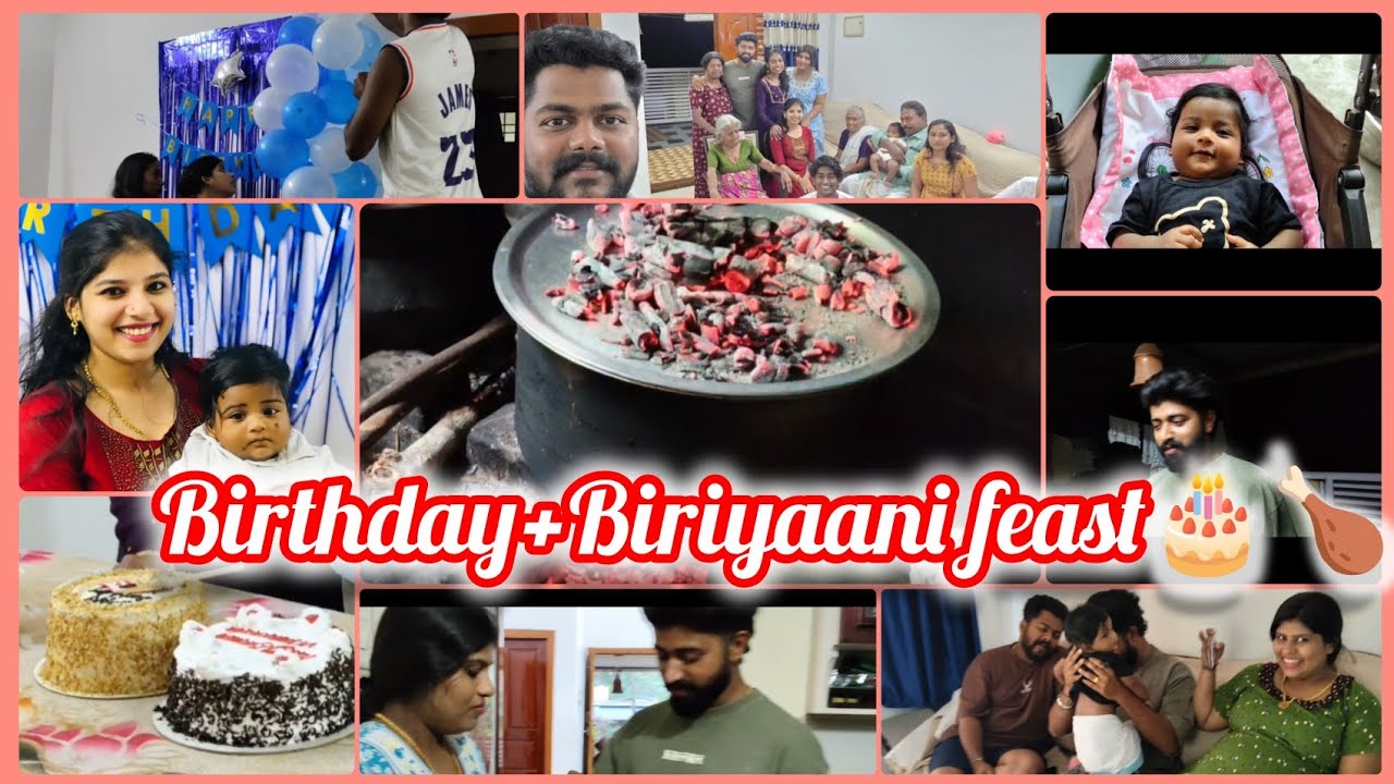 Birthday celebration with chicken biryani🍗🎂