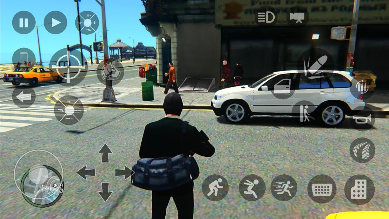 GTA 4 ENB Realistic Graphics Mod Android Gameplay Offline - Winlator Ludashi V2.8.2