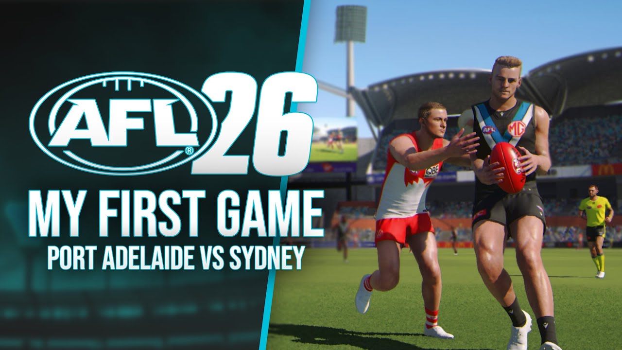My First AFL 26 Game!! - Port Adelaide vs Sydney (No Commentary HD)