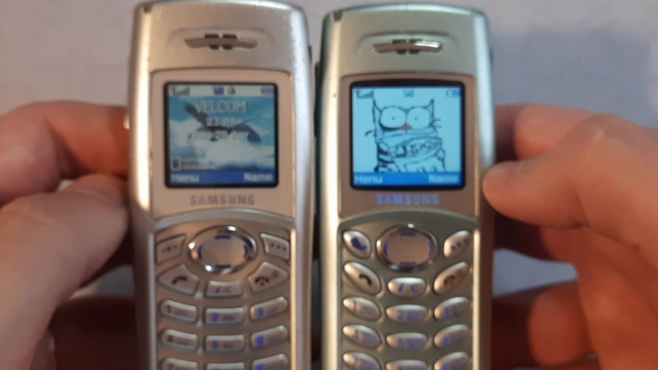 Incoming call & Outgoing call at the Same Time Samsung C100 + Samsung C110