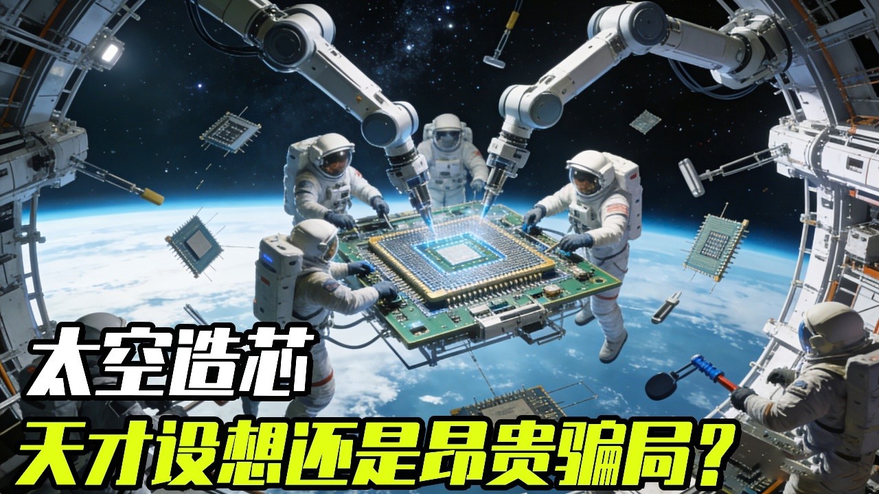 太空造芯，是天才设想还是昂贵骗局？ #知识前沿派对 #硬核玩家计划 #芯片 #芯片制造