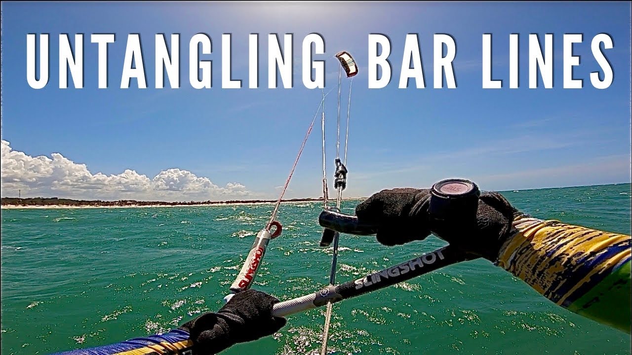 Untangling crossed lines safely after relaunch | KITE FOIL - kitemare
