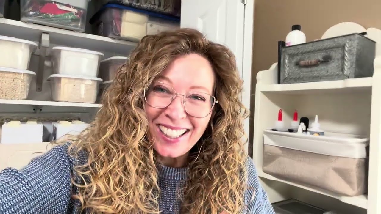 Talking to the camera is hard! 😄🤭Craft Room Closet Organization, Finishing Up!