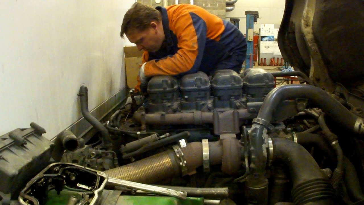 Сборка двигателя SCANIA P 230 Engine Assembly