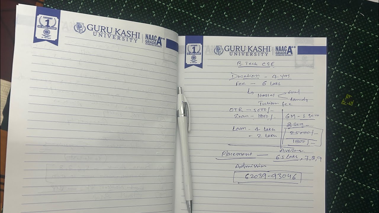 B.Tech CSE From Guru Kashi University on Bihar Students Credit Card Scheme