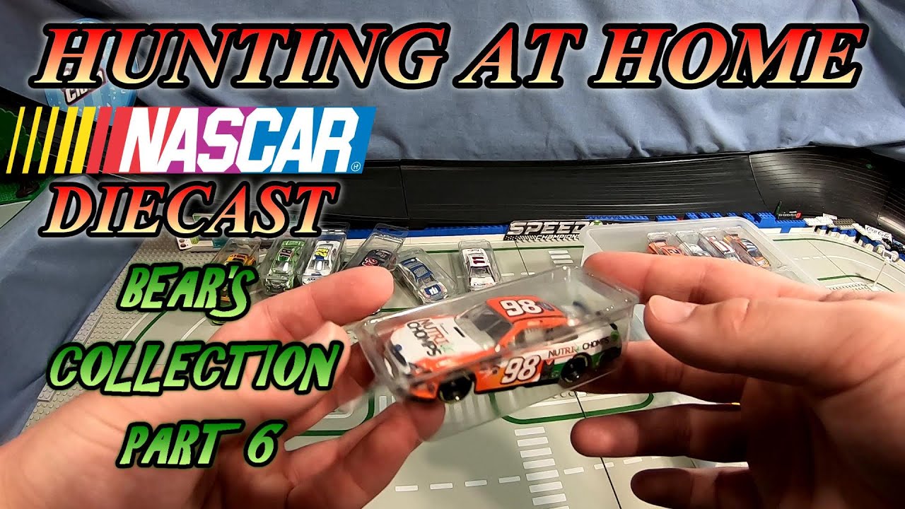 HUNTING AT HOME NASCAR DIECAST BEAR 