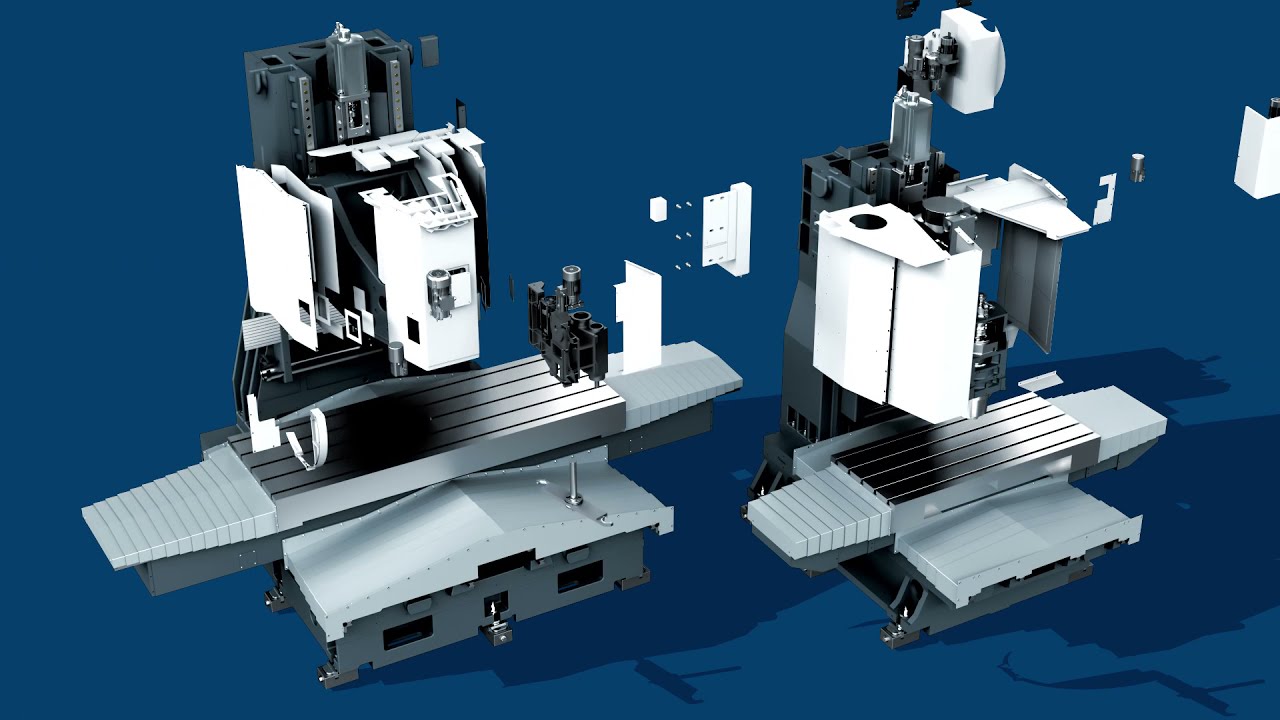 TAJMAC ZPS/ZPS Vertical Machining Centres/Animated Presentation