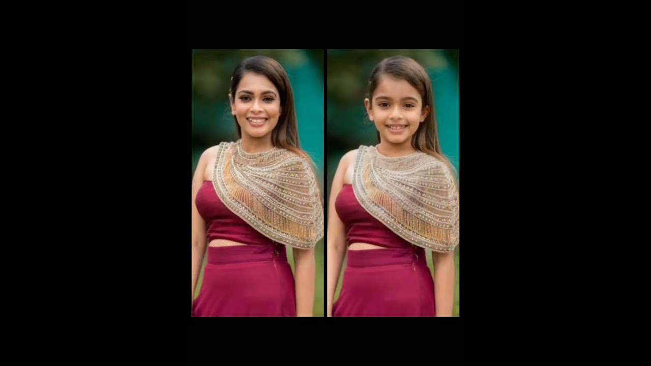 ❤Female Anchor Real face vs Child face❤#trending #viralvideo #shortvideo #subscribe #love #anchor