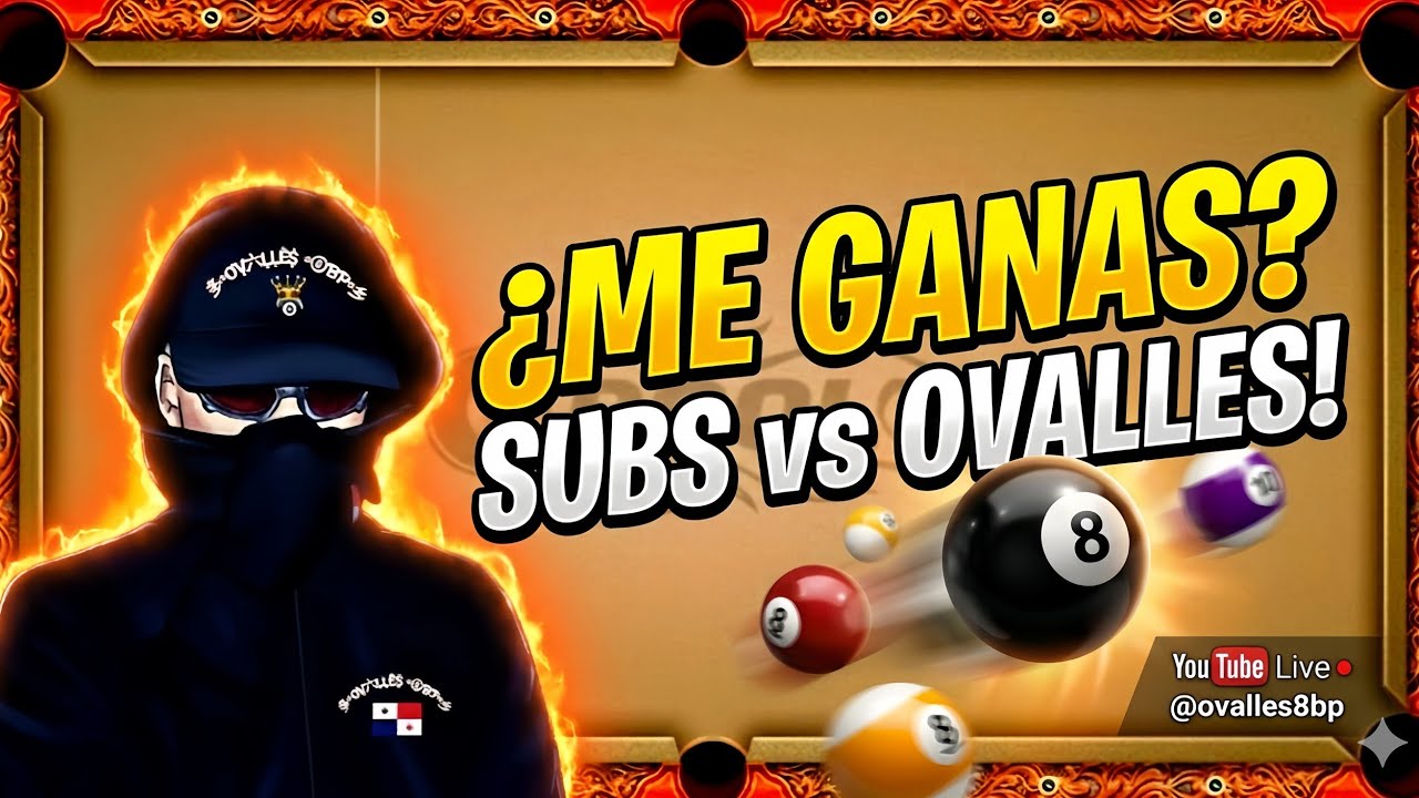🎱 JUEGO CONTRA SUBS EN VIVO | 8 BALL POOL 🇵🇦