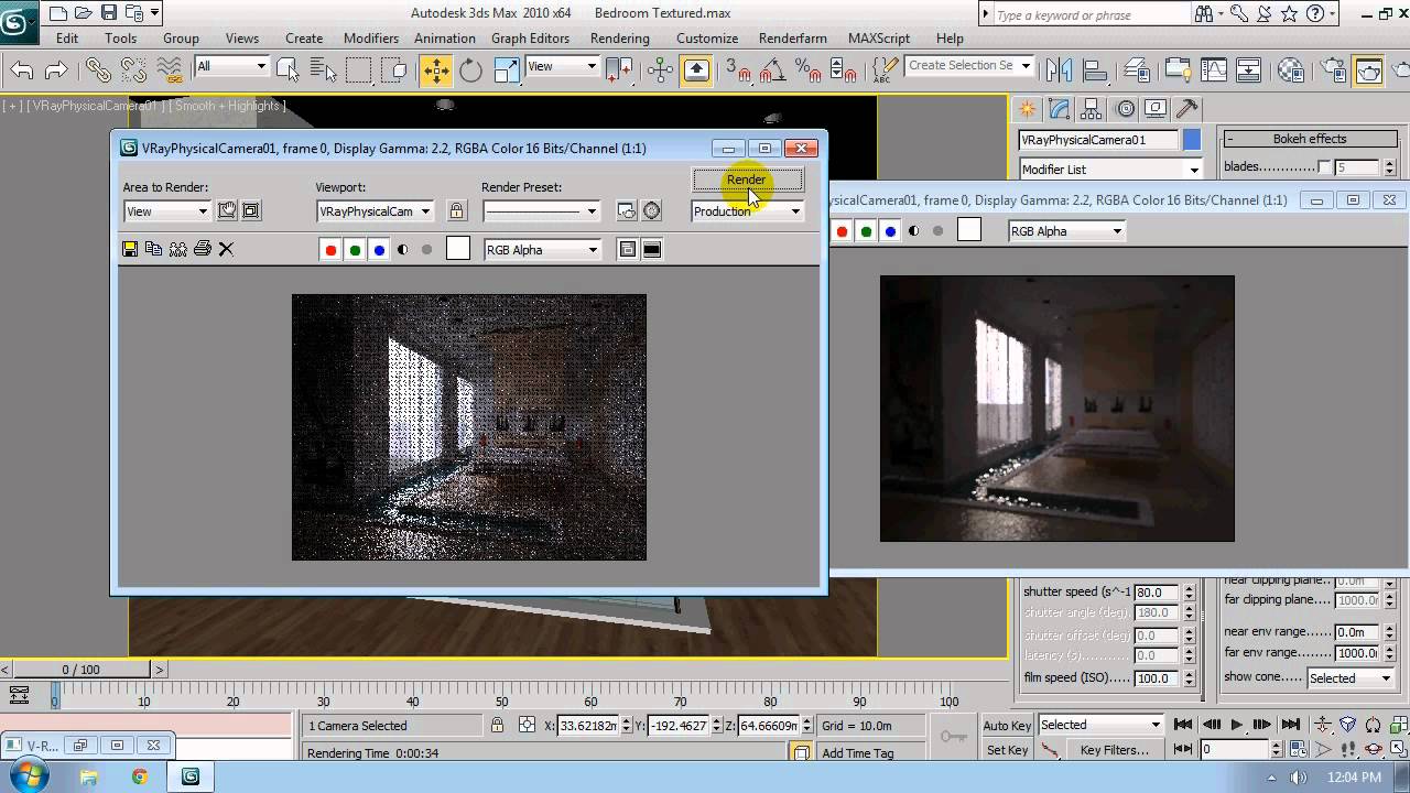 Architecture tutorial on 3ds max vray rendering 9